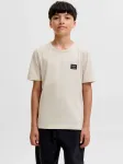 Jack & Jones Junior Mar&scaron;kinėliai 'JJCLEVELAND' nebalintos drobės spalva