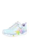 SKECHERS Sportbačiai 'HUGS N SNUGS' &scaron;viesiai mėlyna / geltona / levandų spalva / rožių spalva