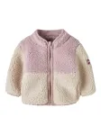 NAME IT Demisezoninė striukė 'NBFMACEY' kremo / rausvai violetinė spalva