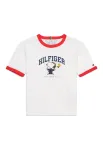 TOMMY HILFIGER Mar&scaron;kinėliai 'PEANUTS' tamsiai mėlyna / raudona / juoda / balta
