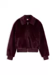 Tommy Jeans Demisezoninė striukė ciklameno spalva