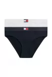 Tommy Hilfiger Underwear Apatinės kelnaitės tamsiai mėlyna / ry&scaron;kiai raudona / balta