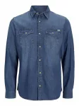 JACK & JONES Mar&scaron;kiniai 'Sheridan' tamsiai (džinso) mėlyna