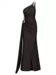 Kraimod Vakarinė suknelė juoda / skaidri spalva