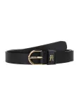 TOMMY HILFIGER Diržas 'Essential Effortless' nakties mėlyna / auksas
