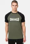 LONSDALE Mar&scaron;kinėliai 'Magilligan' alyvuogių spalva / juoda / balta