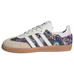 ADIDAS ORIGINALS Sportbačiai 'Samba x Liberty London' pilka / tamsiai violetinė / pastelinė rožinė / balta