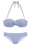 s.Oliver Bikinis kobalto mėlyna / balta