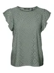 VERO MODA Palaidinė 'Tassa' tamsiai žalia