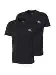 ALPHA INDUSTRIES Mar&scaron;kinėliai juoda / balta