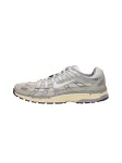 Nike Sportswear Sportbačiai be auliuko 'P-6000' smėlio / sidabrinė / balta