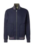 SCOTCH & SODA Demisezoninė striukė tamsiai mėlyna / rusvai žalia / alyvuogių spalva
