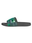 ADIDAS SPORTSWEAR Sandalai / maudymosi batai 'ADILETTE SHOWER - MINECRAFT' antracito spalva / &scaron;viesiai žalia / tamsiai žalia / balta