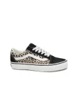 VANS Sportbačiai be auliuko 'VANS OLD SKOOL E8WYY61 black leopard nero scarpe donna sneakers lacci tessuto leopardato' juoda