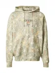 GUESS JEANS Megztinis be užsegimo smėlio spalva / &scaron;viesiai ruda / alyvuogių spalva / juoda