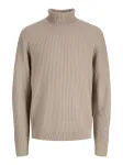 JACK & JONES Megztinis 'JJSAGE' smėlio spalva