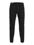 JACK & JONES Laisvo stiliaus kelnės juoda
