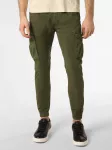 ALPHA INDUSTRIES Laisvo stiliaus kelnės alyvuogių spalva