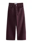 Next Džinsai burgundi&scaron;ko vyno spalva