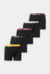 NIKE Underwear Boxer trumpikės geltona / &scaron;viesiai pilka / burgundi&scaron;ko vyno spalva / juoda