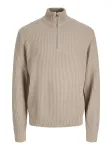 JACK & JONES Megztinis 'JJSage' smėlio spalva