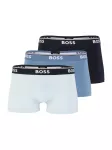 BOSS Boxer trumpikės tamsiai mėlyna jūros spalva / sodri mėlyna (&bdquo;karali&scaron;ka&ldquo;) / &scaron;viesiai mėlyna / juoda / balta