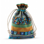 Mai&scaron;elis medžiaginis Fiesta Blue; 10x14cm