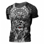 Mar&scaron;kinėliai trumpomis rankovėmis Odin Raven Crow; L, XL