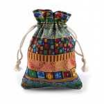 Mai&scaron;elis medžiaginis Fiesta Green; 10x14cm