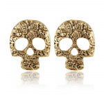 Auskarai Bronze Skull; 2vnt