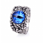 Žiedas Snake Eye Blue; 17-21 pritaikomo dydžio