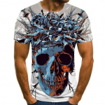 Mar&scaron;kinėliai trumpomis rankovėmis Skull Fiesta; L, XL