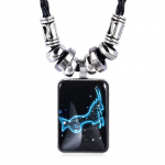 Kaklo papuo&scaron;alas zodiako ženklas Ožiaragis Capricorn; 3.5x2.6cm
