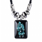 Kaklo papuo&scaron;alas zodiako ženklas Mergelė Virgo; 3.5x2.6cm