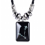 Kaklo papuo&scaron;alas zodiako ženklas Žuvys Pisces; 3.5x2.6cm