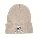 Kepurė Skull Beige; universalaus dydžio
