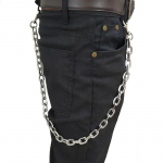 Kelnių grandinė Billy Chain sidabro spalvos; 46cm, 56cm, 66cm