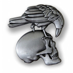 Segė Skull Metal Crow; 5.3x4.7cm