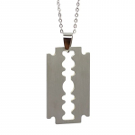 Kaklo papuo&scaron;alas Peiliukas Razor; 40x22mm