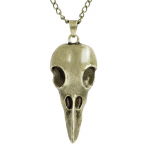 Kaklo papuo&scaron;alas Animal Skull bronzos spalvos; 48x19mm