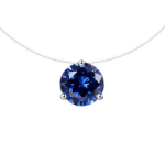 Kaklo papuo&scaron;alas Crystal Blue 305; 8mm