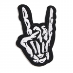 Antsiuvas medžiaginis Rock N Roll; 5.6x8.2cm