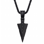 Kaklo papuo&scaron;alas Arrowhead juodos spalvos; 50x18mm