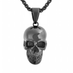 Kaklo papuo&scaron;alas Lonely Skull Black; 20x15mm