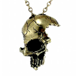 Kaklo papuo&scaron;alas Oxygene Skull Bronze; 32x24mm