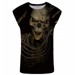 Mar&scaron;kinėliai be rankovių Mood Skull; L