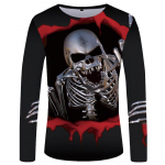 Mar&scaron;kinėliai ilgomis rankovėmis Steel Skull; L, XL