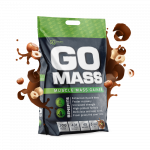 RawPowders Baltymai GO MASS GAINER, 5 kg (&scaron;okolado ir lazdyno rie&scaron;utų skonio)