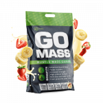 RawPowders Proteinas GO MASS GAINER, 5 kg (bra&scaron;kių ir bananų skonio)