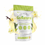 RawPowders Baltymai GO NATURAL, 1 kg, koncentratas (vanilės skonio)